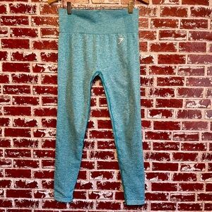 Gymshark Vital Seamless High Waist 2.0 Teal Leggings. Medium.